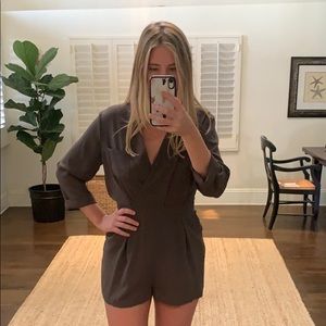 Topshop Olive Romper